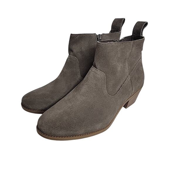 Vionic Water Resistant Suede Ankle Boots - Vera Gray Women's US 8 - Picture 1 of 9